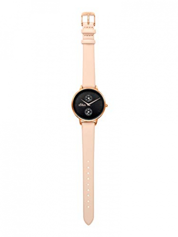 s.Oliver Damen Analog Quarz Armbanduhr mit PU Armband SO-3535-LM - 2