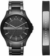 Armani Exchange Herren Analog Quarz Uhr mit Edelstahl Armband AX7101 - 1