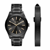 Armani Exchange Herren Analog Quarz Uhr mit Edelstahl Armband AX7102 - 1