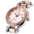 BINLUN Damen Edelstahl Quarzuhren Wasserdicht Vergoldet Armband Armbanduhr für Damen - 2