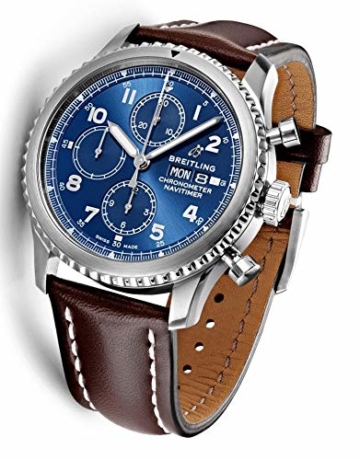 Blue Breitling Navitimer 8 Chronograph Calibre 13 Chronometer 43 (New 2018 Release) - 3