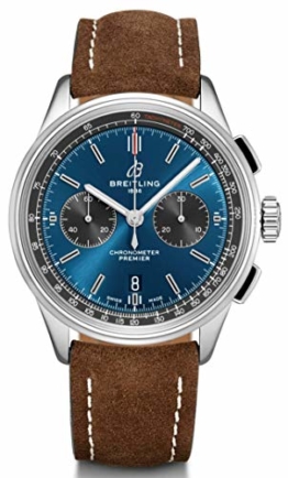 Breitling Premier B01 Chronograph 42 Nubuklederband braun AB0118A61C1X3 - 1