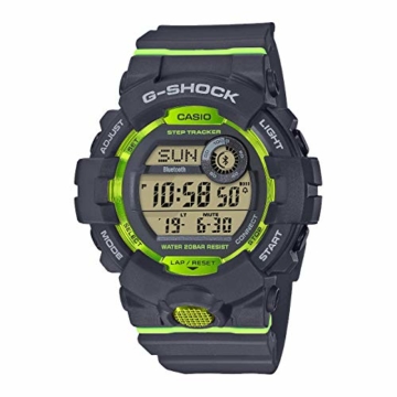 Casio G-SHOCK Digital Herren-Armbanduhr GBD-800 weiß, Schrittzähler, Bewegungssensor, kostenlose Fitness-App zum Download, 20 BAR - 1