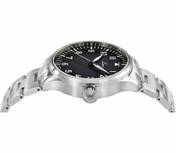 LACO Rom Herren Armbanduhr, Fliegeruhr, Edelstahlband mit Alligatorendstück, Saphirglas, Ø 42 mm, Automatik, inkl. Etui - 861895.2 - 3