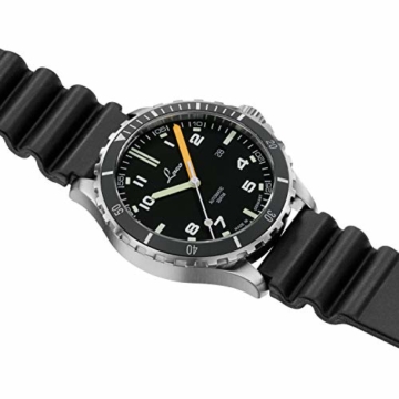 LACO Sportuhr Himalaya, Herren Armbanduhr, schwarzes Kautschukband, Saphirglas, Ø 42 mm, ETA 2824.2 (Elaboré) Automatik, inkl. Etui - 862106 - 3