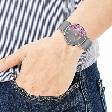 s.Oliver Damen Analog Quarz Uhr mit Silikon Armband SO-3707-PQ - 4