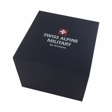 Swiss Alpine Military Herren Uhr Analog Quarz 7040.1145SAM Edelstahl - 3