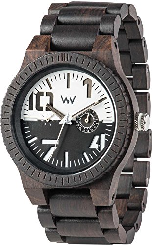 Wewood Herren Analog Quarz Smart Watch Armbanduhr mit Holz Armband WW51002 - 2