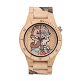 WEWOOD Herren Analog Quarz Smart Watch Armbanduhr mit Holz Armband WW53002 - 1