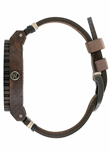 WEWOOD Herren Analog Quarz Smart Watch Armbanduhr mit Leder Armband WW08008 - 3