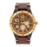 WEWOOD Herren Analog Quarz Smart Watch Armbanduhr mit Leder Armband WW59001 - 1