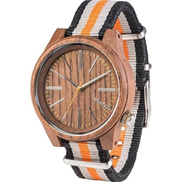 Wewood Herren Analog Quarz Smart Watch Armbanduhr mit Nylon Armband WW50002 - 3