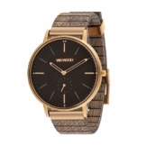 WeWood Holz-Armbanduhr Albacore Rose Gold Black Choco WW63004 - 1