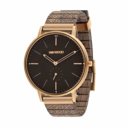 WeWood Holz-Armbanduhr Albacore Rose Gold Black Choco WW63004 - 1