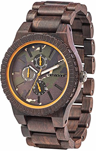 WeWood Holz-Armbanduhr Kos Choco Camo WW30005 - 1