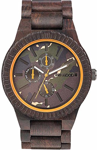 WeWood Holz-Armbanduhr Kos Choco Camo WW30005 - 2