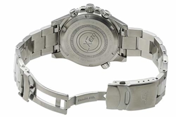 Xezo Air Commando Herren-Armbanduhr, Schweizer Quartz Piloten Taucher Chronograph Uhr, 20 ATM, 2 Zeitzon - 8
