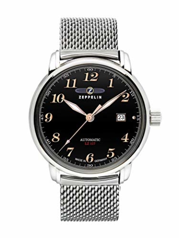 Zeppelin Herren-Armbanduhr LZ127 GRAF Analog Automatik Edelstahl 7656M2 - 1