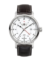 Zeppelin Herren-Armbanduhr Nordstern Analog Quarz Leder 75461 - 1