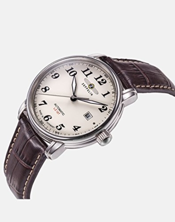 Zeppelin Herrenuhr Analog Automatisch mit Lederarmband – 76565 - 2