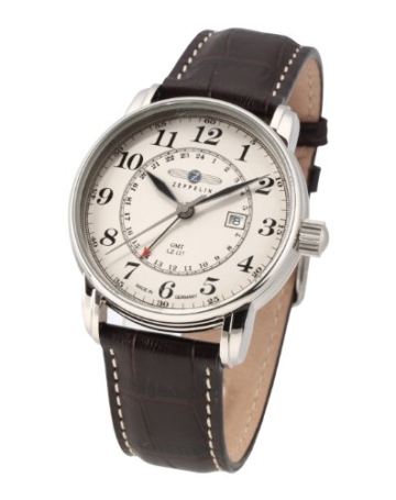 Zeppelin Herrenuhr Analog Quarz mit Lederarmband – 76425 - 3