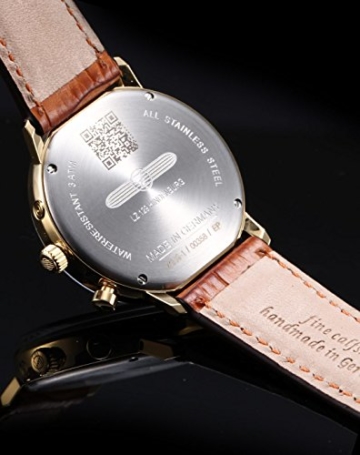 Zeppelin Unisex Chronograph Quarz Uhr mit Leder Armband 7039-1 - 3