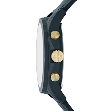 Armani Exchange Herren Analog Quarz Uhr mit Silikon Armband AX1335 - 2
