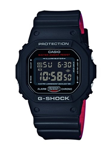 Casio G-Shock Herren Harz Uhrenarmband DW-5600HR-1ER - 1