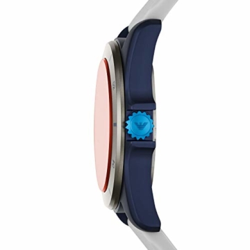 Emporio Armani Herren Analog Quarz Uhr mit Silikon Armband AR11218 - 2