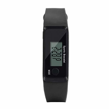 Jyuter12 Handgelenk Sport Fitness Uhr Armband Bildschirm Motion Tracker Digitale LCD Schrittzähler Laufen Schritte Kalorienzähler Armband - 3