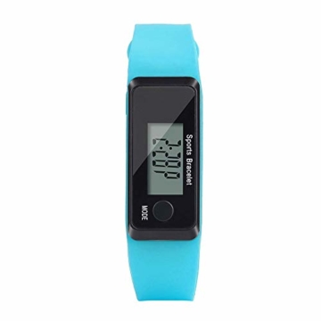 Jyuter12 Handgelenk Sport Fitness Uhr Armband Bildschirm Motion Tracker Digitale LCD Schrittzähler Laufen Schritte Kalorienzähler Armband - 1