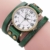 Jyuter12 Watch Lederarmbanduhr Herren Damenuhr Quarzuhr Blau - 4