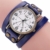 Jyuter12 Watch Lederarmbanduhr Herren Damenuhr Quarzuhr Blau - 5