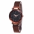 Notdark HerrenUhren, Fashion Unique Digital Literal Dial Männer Quarz Mesh Gürtel Business Watch Geschenk(Braun) - 1