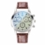 Notdark Unisex Uhren Armbanduhr Edelstahl Business Einzigartige Digital Literal Multi Layer Dial Männer Quarz Mesh GüRtel Uhr (H) - 1