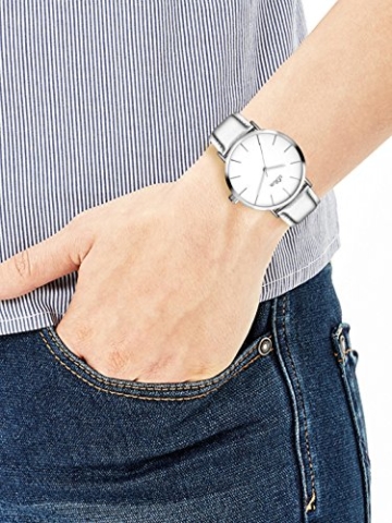 s.Oliver Damen Analog Quarz Uhr mit Leder Armband SO-3509-LQ - 2