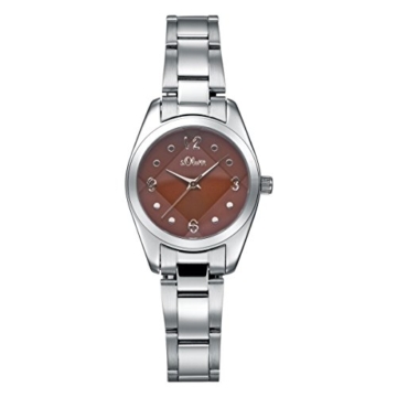 s.Oliver Damen-Armbanduhr Analog Quarz SO-15070-MQR - 1