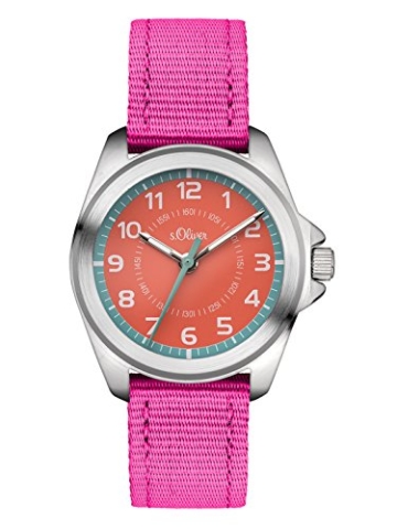 s.Oliver Unisex-Armbanduhr Analog Quarz Textil SO-3400-LQ - 1