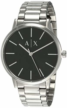 Armani Exchange Herren Analog Quarz Uhr mit Edelstahl Armband AX2700 - 1