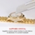 Binlun Damen-Armbanduhr Hand Besetzt mit Diamanten Rosen-Design Automatik-Uhrwerk Gold Zwei Zeiger Wasserdicht Perlmutt-Zifferblatt - 4