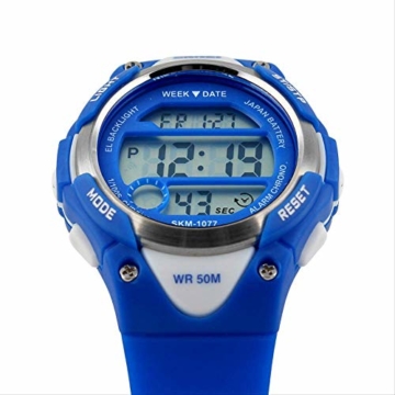 Boy Sports Watch wasserdichte elektronische Uhr Multifunktion - LED Nachtlicht/Wecker/Timer - 2