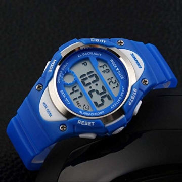 Boy Sports Watch wasserdichte elektronische Uhr Multifunktion - LED Nachtlicht/Wecker/Timer - 3