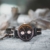 Branvon Daarin Holzuhr für Damen - Holz Armbanduhr Analog - Quarzuhr mit Chronographen und Saphirglas aus schwarzem Ebenholz und echtem Marmor- Damenuhren aus Holz - 4