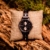 Branvon Daarin Holzuhr für Damen - Holz Armbanduhr Analog - Quarzuhr mit Chronographen und Saphirglas aus schwarzem Ebenholz und echtem Marmor- Damenuhren aus Holz - 7
