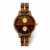 Branvon Divra Holzuhr für Damen - Quarzuhr mit Chronographen und Saphirglas aus exotisches Zebranoholz und echtem Marmor - Holz Armbanduhr Analog - Uhren für Frauen - 1