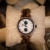 Branvon Domea Holzuhr für Damen - Armbanduhr Analog Uhr - Quarzuhr mit Chronographen und Saphirglas aus dunklem Walnussholz und echtem Marmor - Damenuhren - 6