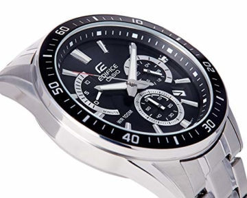 Casio Edifice Herren Massives Edelstahlgehäuse und Edelstahlarmband Uhrenarmband EFR-552D-1AVUEF - 7