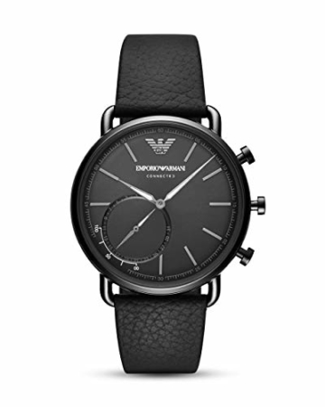 Emporio Armani Herren-Smartwatch mit Leder Armband ART3030 - 1