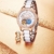 Prince Gera Damenuhr Keramik automatische Diamanten Kleid Armbanduhr für Damen Geschenk (Rose Gold) - 3