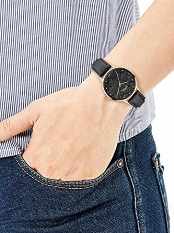 s.Oliver Damen Analog Quarz Uhr mit Leder Armband SO-3786-LQ - 6